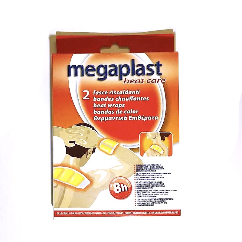Fascia e cerotto riscaldante Megaplast PVS - 9x29 cm - MEG001 (conf.2)--  MEDICAZIONE-Miadecors.com | casa & moda